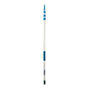 Unger 24 ft. Aluminum Telescoping Pole with Quick-Flip Clamps and Connect and Clean Locking Cone (972980) 