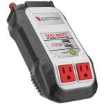 VECTOR500 Watt Power Inverter, Dual Power Inverter, Two USB Charging Ports (PI500V)