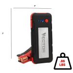 VECTOR1600 Peak Amp Automotive Lithium Jump Starter, Portable Power - 15W USB-A & USB-C (SS16LV)