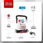 VECTOR1000 Amp Jump Starter, Compressor, USB Power (VECJ1C)