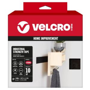 VELCRO20 ft. x 1-1/2 in. Industrial Strength Tape in Black (VEL-30118-USA)