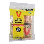 Victor Metal Pedal Snap Mouse Trap (4-Count) – Indoor and Outdoor, Sustainably Sourced FSC Wood (M156)