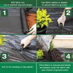 Vigoro 3 ft. x 50 ft. Landscape Fabric WeedBlock with Microfunnels (FL03050MF)