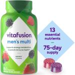 150 Count Men's Multivitamin Gummies by Vitafusion, Daily Berry Flavored Supplement