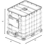 VPC275 gal. Intermediate Bulk Container IBC Tank (IBC-275-1)