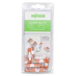 WAGO221-2401 Lever-Nuts Inline 2 Wire Splicing Connectors (10-Pack) (02212401K000004)