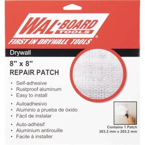 Wal-Board Tools8 in. x 8 in. Self Adhesive Drywall Repair Patch (054-007-HD)