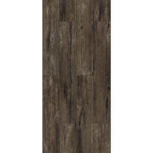 TrafficMasterWalnut Ember Grey 4 MIL x 6 in. W x 36 in. L Peel and Stick Water Resistant Luxury Vinyl Plank Flooring (36 sqft/case) (HP3197A)