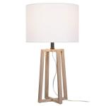 Hampton Bay 23.5 in. Woodbine Walnut Wood Table Lamp