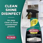 Weiman24 oz. Granite and Stone Disinfectant Countertop Cleaner and Polish Spray (109A)