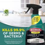 Weiman24 oz. Granite and Stone Disinfectant Countertop Cleaner and Polish Spray (109A)