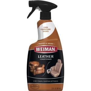 Weiman Leather Cleaner and Polish Spray, 22 oz. (107)