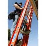 Werner16 ft. Fiberglass Extension Ladder (15 ft. Reach Height) with 300 lb. Load Capacity Type IA Duty Rating (D6216-2)