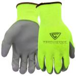 West Chester Protective GearTouch Screen Hi-Vis Yellow PU Palm Coated Nylon Gloves 3-Pack (HVY37165-L3P)