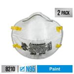 3MN95 Disposable Paint Prep Sanding Disposable Respirator Mask (2-Pack) (8210PA1-A)