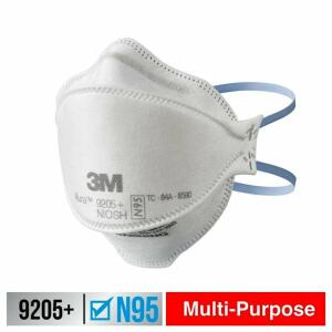 3M 9205 N95 Aura Particulate Disposable Respirator Foldable 20Pack (9205P-20-DC)