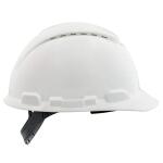 3MVented White Hard Hat with PinLock Adjustment (CHHWH1-V-12-DC)