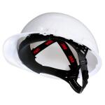 3MVented White Hard Hat with PinLock Adjustment (CHHWH1-V-12-DC)