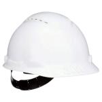 3MVented White Hard Hat with PinLock Adjustment (CHHWH1-V-12-DC)