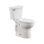 American Standard Cadet 12" Elongated Chair-Height Toilet, 1.28 GPF, White