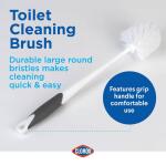 Clorox Plunger and Toilet Brush Combo with Holder, 1-Pack (623292)