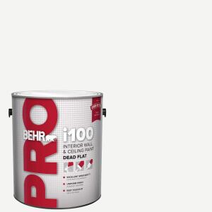 BEHR PRO 1 Gal. i100 White Base Dead Flat Interior Paint (PR10501)