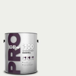 BEHR PRO 1 Gal. i100 White Base Eggshell Interior Paint (PR13001)