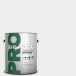 BEHR PRO 1 Gal. i100 White Base Semi-Gloss Interior Paint (PR17001)