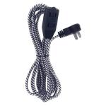 HDX12 ft. 16/2 Light Duty Indoor Braided Tight Space Extension Cord, Black/White (FSEX30)