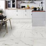 MSIWhite Calacatta Bianco 24 in. x 24 in. Polished Porcelain Floor and Wall Tile (16 sq. ft./Case) (NHDWHICALB2424P)