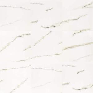 MSIWhite Calacatta Bianco 24 in. x 24 in. Polished Porcelain Floor and Wall Tile (16 sq. ft./Case) (NHDWHICALB2424P)