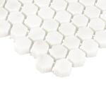 Daltile Premier Accents White Carrara 12 in. x 12 in. Marble Hexagon Mosaic Tile (1 sq. ft. / piece) (PA931/2HXCCMS1L)