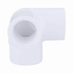 Charlotte Pipe1 in. x 1 in. 90 Degree Socket x Hub PVC Elbow with Side Outlet (PVC 02510 1000)