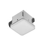 Commercial Electric 80 /110 CFM 1, 500 Lumens LED Light Humidity Sensor Ceiling Mount Room Side Installation Square Bathroom Exhaust Fan with Night Light