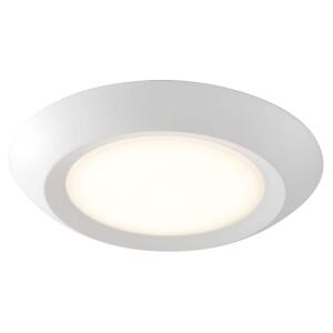 Commercial Electric 10 in. Color Selectable LED Flush Mount Disk Light, 18-Watt, Dimmable, 1500 Lumens, J-Box Compatible (564131110)