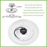 Commercial Electric 10 in. Color Selectable LED Flush Mount Disk Light, 18-Watt, Dimmable, 1500 Lumens, J-Box Compatible (564131110)