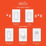 Commercial Electric 15 Amp Single-Pole White Smart Paddle Dimmer Light Switch - 1 Pack