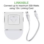 Commercial Electric4 ft LED Garage Workshop Ceiling Strip Light Plug-In or Hardwire 1800 Lumens Power & Linking Cord 4000K Bright White (54261141)