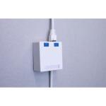 Commercial Electric 2-Port Category 5e and Category 6 Surface Mounting Box (5322-WH)