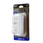 Commercial Electric1-Outlet Wall Mounted Surge Protector, White( LA-9A-17)