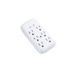 Commercial Electric6-Outlet Wall Mounted Surge Protector, White ( LA-9A-8)