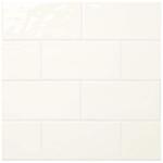 Daltile LuxeCraft White 4 in. x 8 in. Glazed Ceramic Subway Wall Tile (10.5 sq. ft./case) (LC1548MODHD1P2)