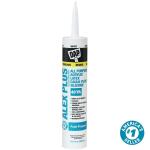 DAP Alex Plus 10.1 oz. White Acrylic Latex Caulk Plus Silicone (18103)