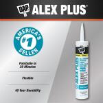 DAPAlex Plus 10.1 oz. White Acrylic Latex Caulk Plus Silicone (18103)