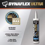 DAP DYNAFLEX Ultra 10.1 oz. White Advanced Exterior Window, Door, and Siding Sealant (18211)