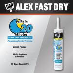 DAP Alex Fast Dry 10.1 oz. White Acrylic Latex Plus Silicone Caulk (18425)