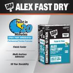 DAP Alex Fast Dry 10.1 oz. White Acrylic Latex Plus Silicone Caulk (12-Pack) (18426)