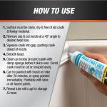 DAP Alex Fast Dry 5.5 oz. White Acrylic Latex Plus Silicone Caulk (18436)