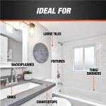 DAPKwik Seal Plus 5.5 oz. White Kitchen and Bath Premium Kitchen and Bath Siliconized Caulk (18872)