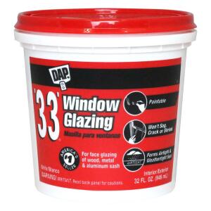 DAP 33 1 qt. White Window Glazing (12123)